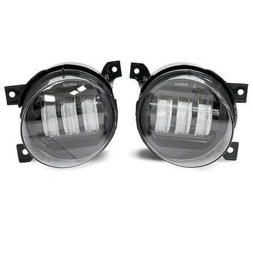 Фари діодні протитуманні VW Polo 5,Golf 6,Jetta 6,Tiguan 1,Touareg 2,Caddy W/Y 45W+45W 2шт Long 105556 фото