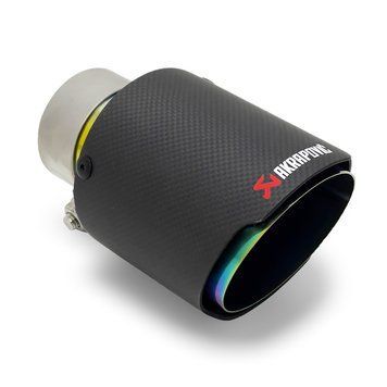 Насадка глушника Akrapovic AK63-101 Одинарна (ZBDC) carbon 121837 фото