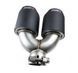 Насадка глушителя Akrapovic 63-101 Y Двойная (ZB) carbon 85846 фото 3