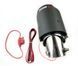 Насадка глушника Akrapovic J32 LED-RED підсвітка (Вигнутий з'єднувач) carbon 85854 фото 4