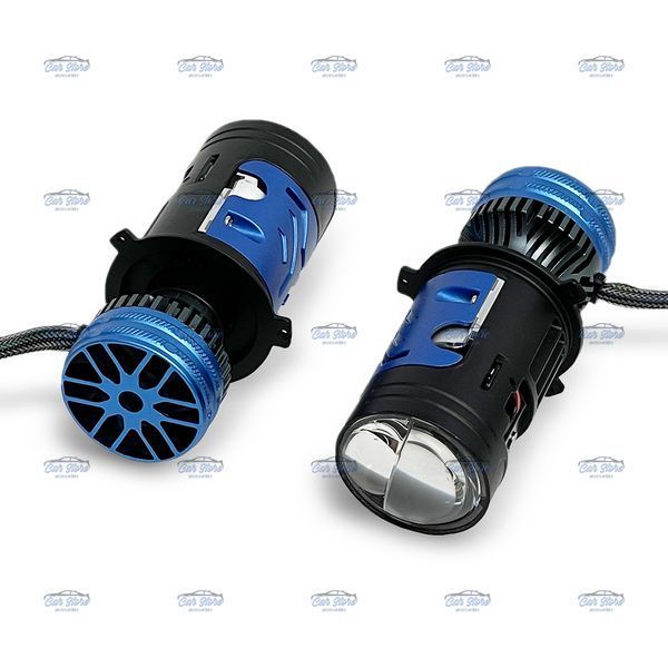 Автолампы светодиодные Mini линзы F90 Laser H4 65/90W Canbus 6000K 20000Lm 12V 123051 фото