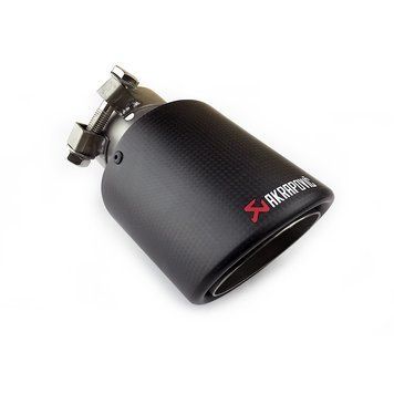 Насадка глушника Akrapovic AK63-101 Одинарна (JB) carbon 85852 фото
