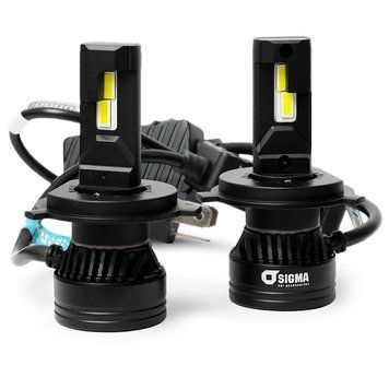 Автолампы светодиодные Sigma X3 H4 CSP 45W 6500K 10000Lm 12-24V (2шт.) 120529 фото