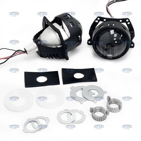 Комплект светодиодных линз DriveX Bi-LED Evolution F1 3.0" 6000K 37/45W 24V (для грузовых авто) 107185 фото