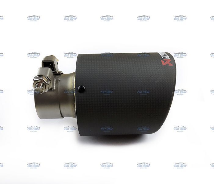 Насадка глушителя Akrapovic AK54-101 Одинарная (JB) carbon 85847 фото