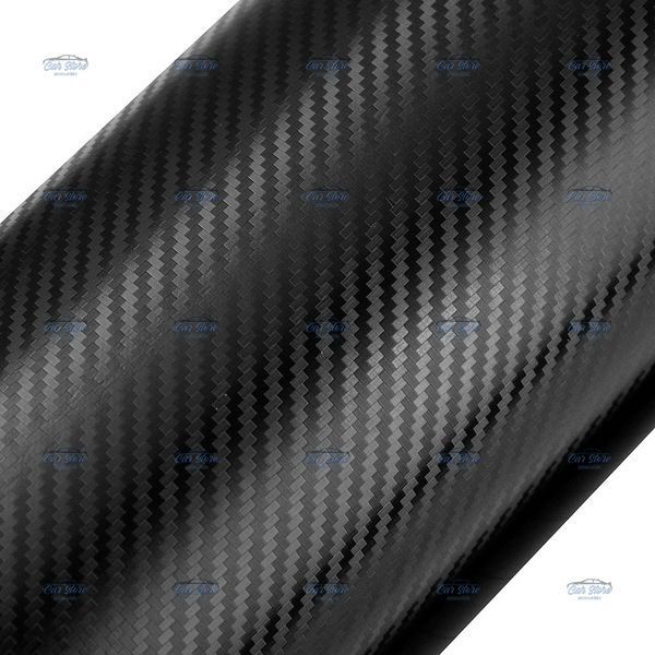 Карбонова плівка Тайвань 3D Carbon (великий квадрат) 160 мікрон Чорна (CL-3DCF-BG) 109119 фото