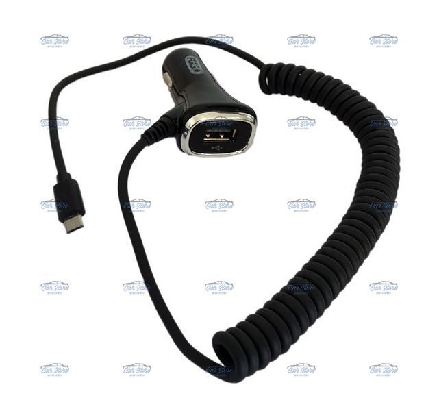 Зарядний Pulso C-2407 BK USB - Android (12/24V - 5V 2,4A) 33797 фото