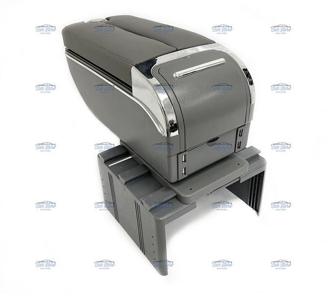 Підлокітник Vitol Luxury 7USB HJ-48020 GY сірий 99044 фото