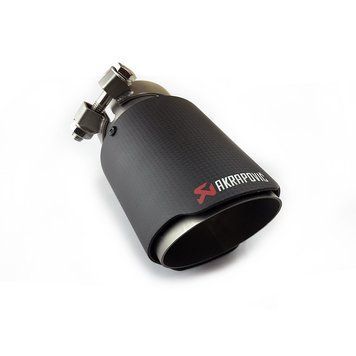 Насадка глушника Akrapovic АК66-89 Одинарна (ZB) carbon 85870 фото