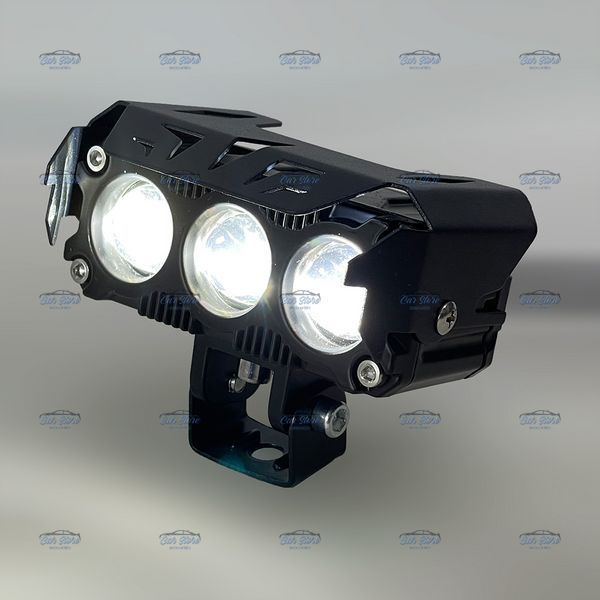 Лазерные фары (Bi) S20 60W 12-24V (Белый, Желтый) корпус IP 65 (к-т 2шт) 111297 фото