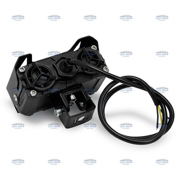 Лазерные фары (Bi) S20 60W 12-24V (Белый, Желтый) корпус IP 65 (к-т 2шт) 111297 фото