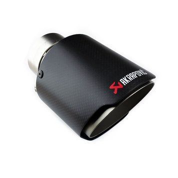 Насадка глушника Akrapovic AK63-101 Одинарна (ZB) carbon 93296 фото