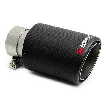 Насадка глушника Akrapovic АК54-89 Одинарна (JB) carbon 85865 фото