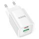 Мережевий зарядний пристрій Hoco Charm charger C149A 1USB + 1Type-C 30W 3A PD-QC White 124663 фото 2
