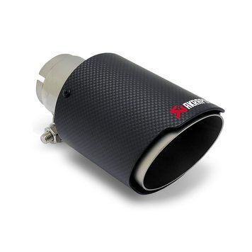 Насадка глушника Akrapovic АК54-89 Одинарна (ZB) carbon 107554 фото