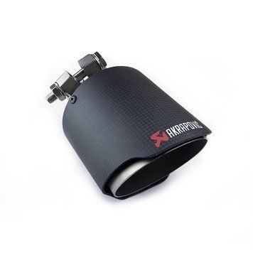 Насадка глушника Akrapovic AK54-101 Одинарна (ZB) carbon 85848 фото