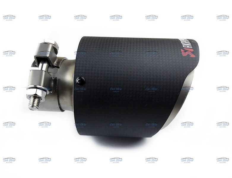 Насадка глушника Akrapovic AK54-101 Одинарна (ZB) carbon 85848 фото