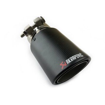Насадка глушника Akrapovic АК66-89 Одинарна (JB) carbon 85869 фото