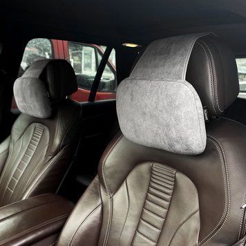 Подушки на подголовники Алькантара Серая (2шт) Elegant 700 513 103364 фото