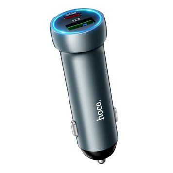 Автомобільне зарядне Hoco Z54A Prosperous dual port 1USB 1Type-C PD/QC 3A 48W (24195) 123801 фото