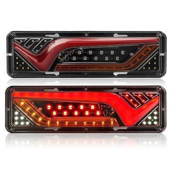 Фонари задние светодиодные Rear Lamp Bird mini 12V 30х9 cм (комплект 2шт.) 107449 фото