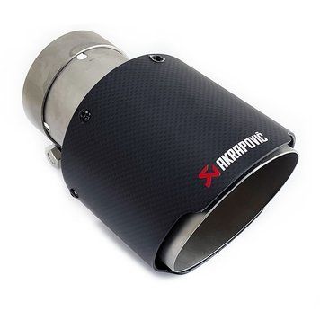 Насадка глушника Akrapovic AK76-114 Одинарна (ZB) carbon 96119 фото