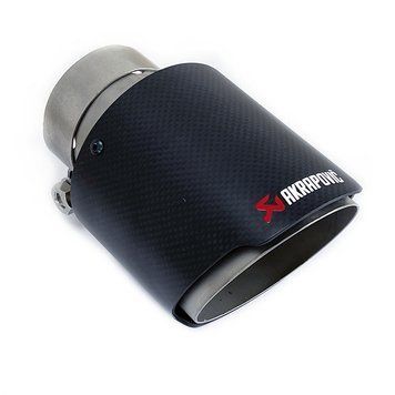 Насадка глушника Akrapovic AK66-101 Одинарна (ZB) carbon 96118 фото