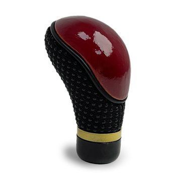 Ручка КПП Vitol F 25031 MP кожа (темное дерево) Черная 29062 фото